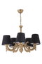 Opviq Fiona Chain - Negro y Dorado
